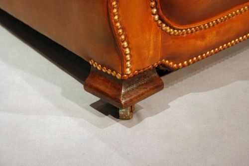 fig 5. A Stylish Pair of Art Deco Leather Club Chair