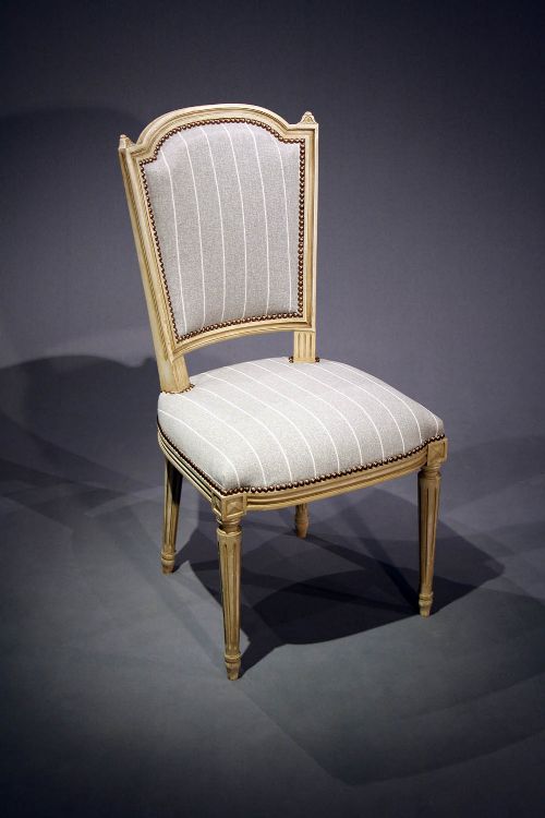 fig 6. Set Of 6 Original Painted Dining Chairs