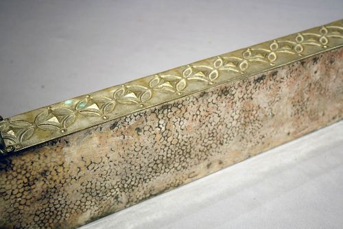 fig 2. Arts and Crafts Steel and Brass Fender