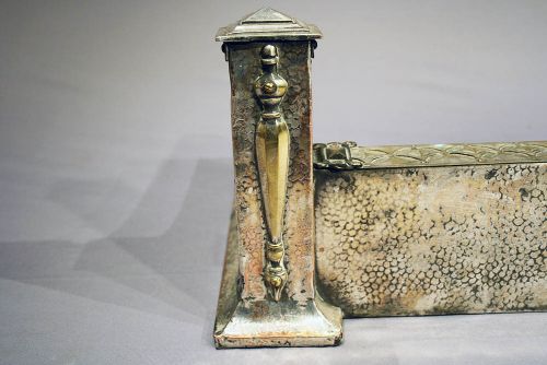 fig 6. Arts and Crafts Steel and Brass Fender