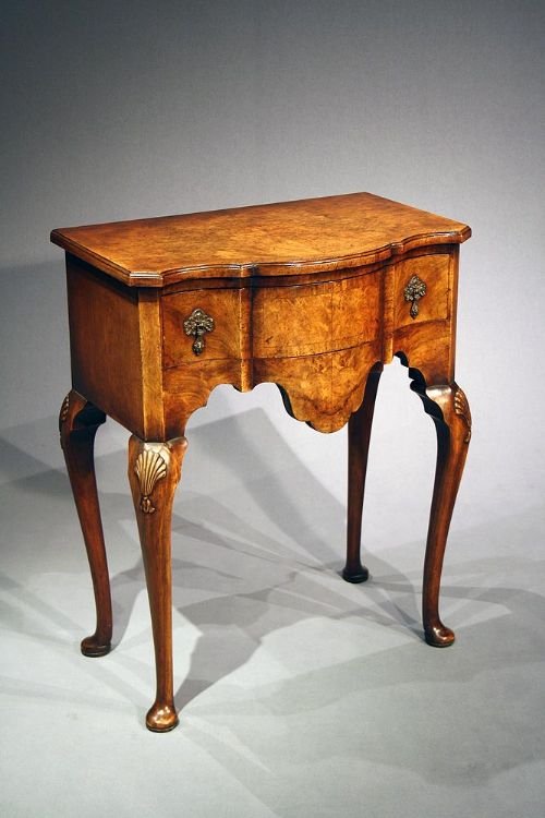 A Lovely Shaped Walnut Side Table