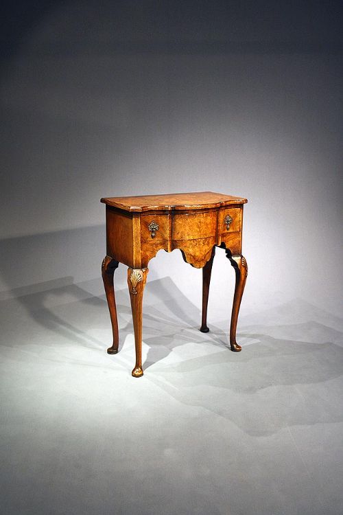 fig 2. A Lovely Shaped Walnut Side Table