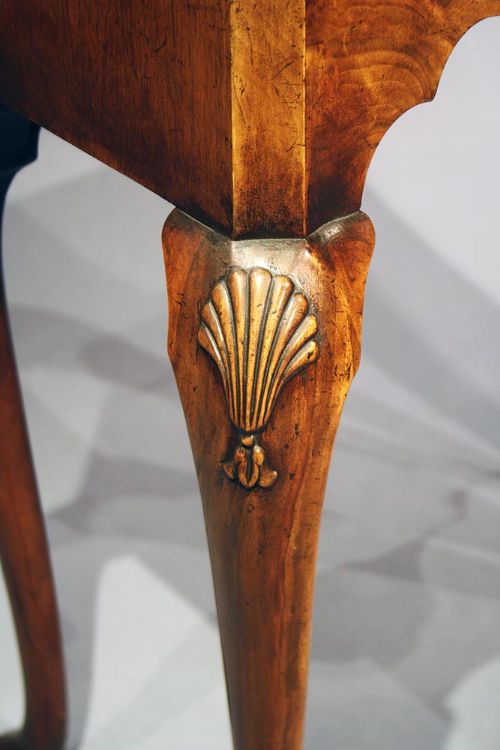 fig 5. A Lovely Shaped Walnut Side Table