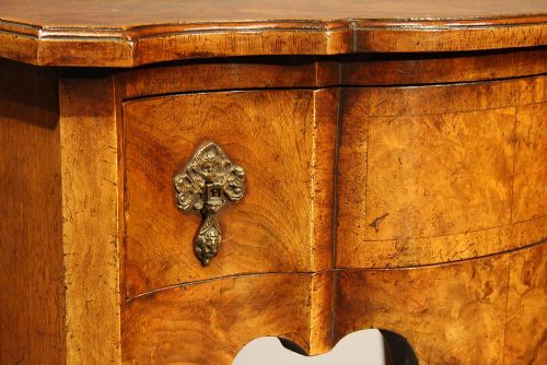 fig 6. A Lovely Shaped Walnut Side Table