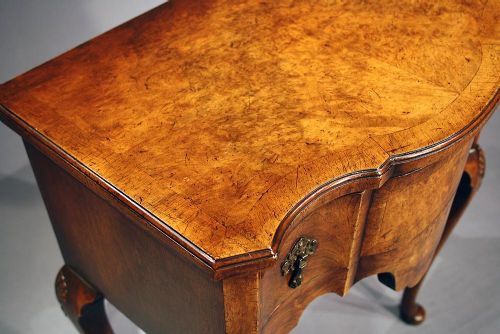 fig 8. A Lovely Shaped Walnut Side Table