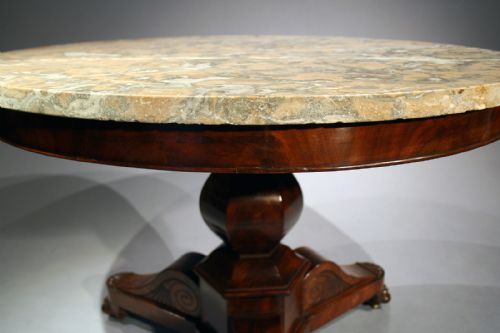 fig 8. Antique French flame mahogany Gueridon Table