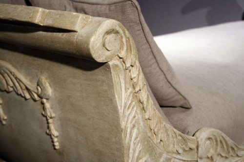 fig 6. A Rare late 19th C Painted Daybed