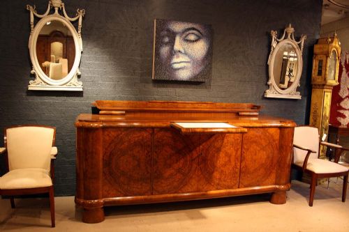fig 2. An imposing Art Deco walnut sideboard