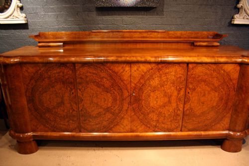 fig 3. An imposing Art Deco walnut sideboard