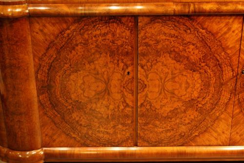fig 4. An imposing Art Deco walnut sideboard