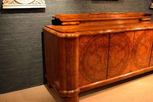fig 5. An imposing Art Deco walnut sideboard