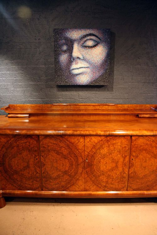 fig 7. An imposing Art Deco walnut sideboard