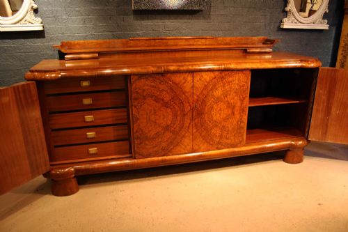 fig 8. An imposing Art Deco walnut sideboard