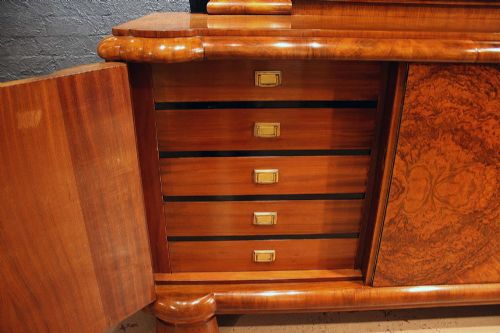 fig 9. An imposing Art Deco walnut sideboard