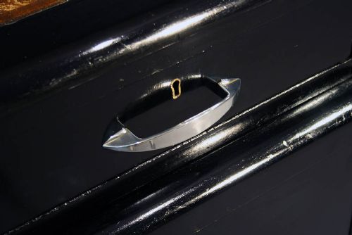 fig 6. An Attractive ebonised Art Deco pedestal desk