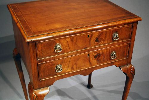 fig 5. Fine Quality Burr Walnut Lamp Table