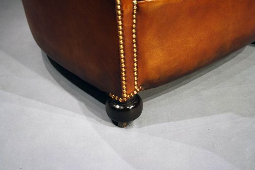 fig 3. Antique leather Tub Chairs