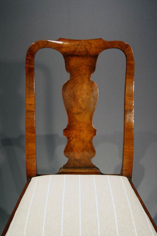 fig 8. A Pair of Antique Wanut Side Chairs
