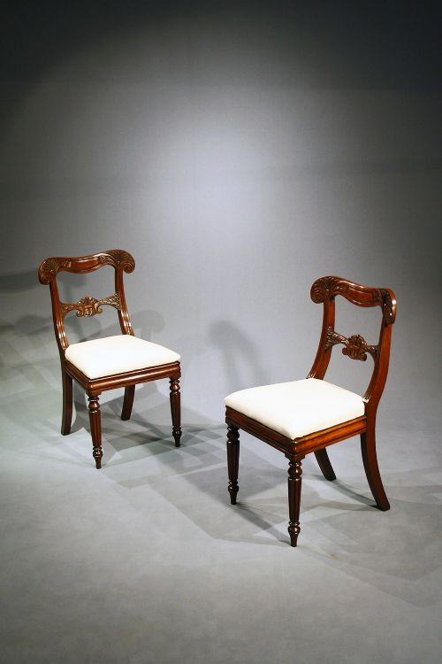 fig 4. A Set of Four William IV Dining Chairs