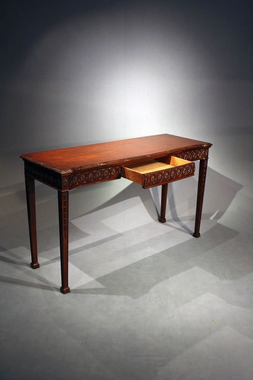 fig 6. A Edwardian Mahogany Serving table