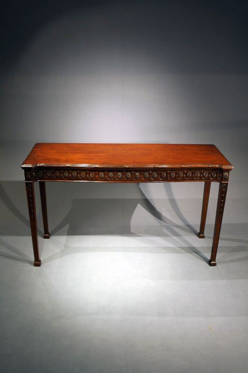 fig 7. A Edwardian Mahogany Serving table