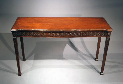 fig 8. A Edwardian Mahogany Serving table