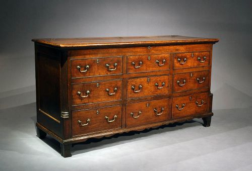 Georgian Oak Lancashire Mule Chest