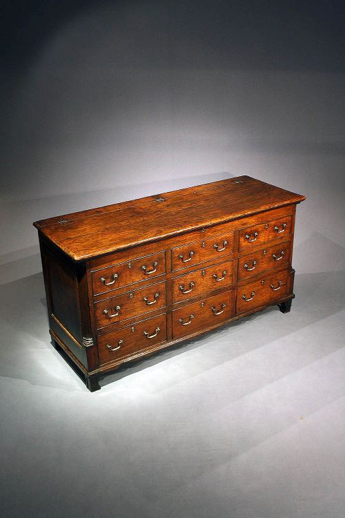 fig 2. Georgian Oak Lancashire Mule Chest