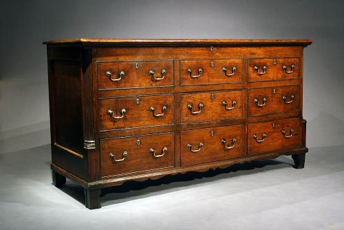 fig 3. Georgian Oak Lancashire Mule Chest