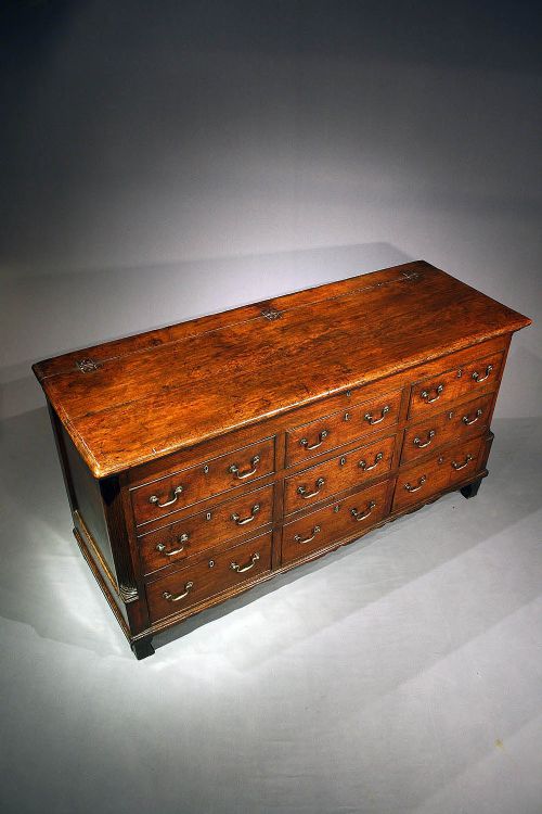 fig 4. Georgian Oak Lancashire Mule Chest