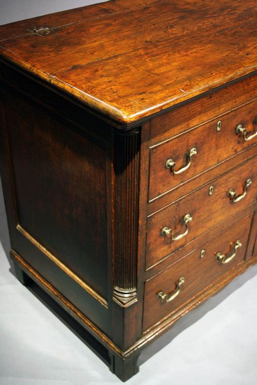 fig 5. Georgian Oak Lancashire Mule Chest