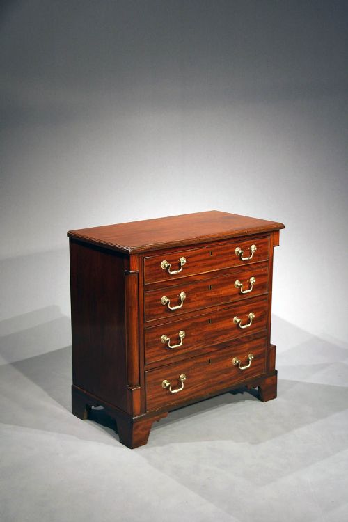 fig 1. Antique Mahogany Chest of Drawers