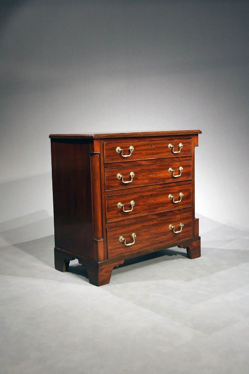 fig 2. Antique Mahogany Chest of Drawers