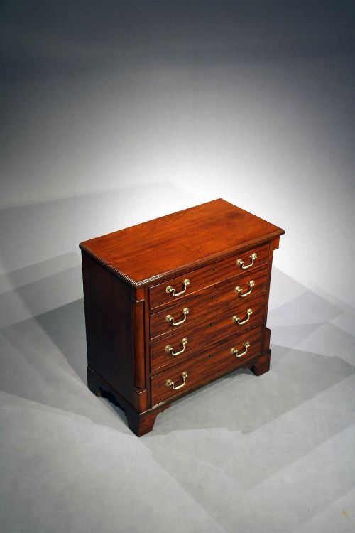 fig 3. Antique Mahogany Chest of Drawers