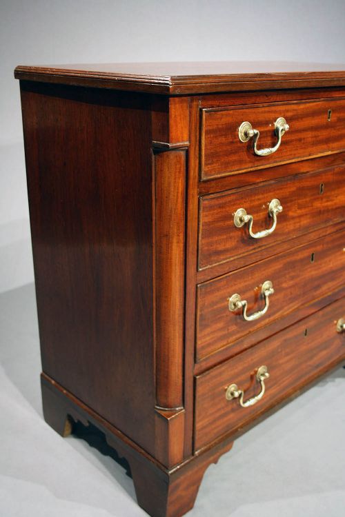 fig 5. Antique Mahogany Chest of Drawers