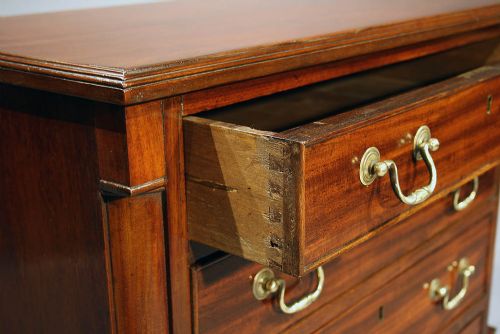 fig 7. Antique Mahogany Chest of Drawers