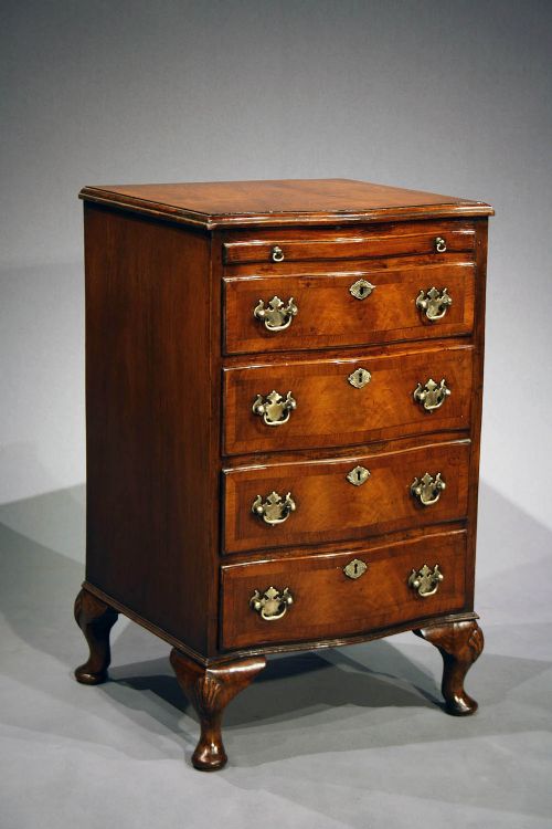 fig 2. A Quality Antique Walnut Chest Of Drawers