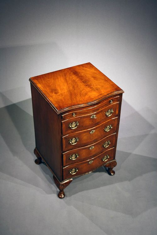 fig 3. A Quality Antique Walnut Chest Of Drawers