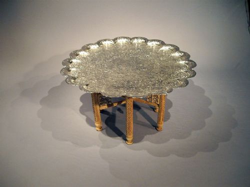1900'S Indian Nickel Plated Coffee Table