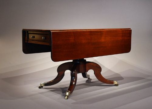 fig 1. Antique Georgian Pembroke Dining Table