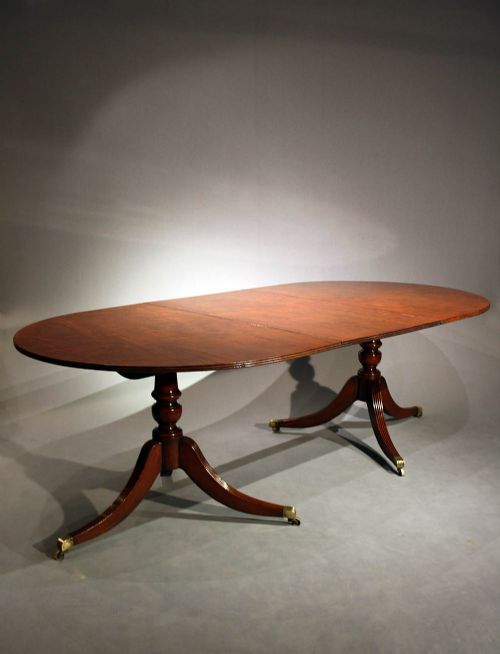 fig 2. 19th Century Mahogany Pedestal dining table
