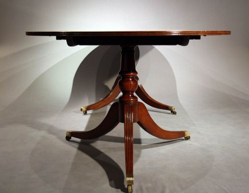 fig 5. 19th Century Mahogany Pedestal dining table