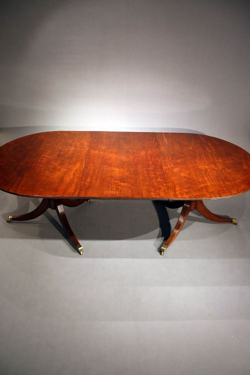 fig 8. 19th Century Mahogany Pedestal dining table