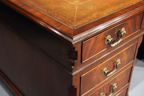 fig 5. Quality Antique Mahogany Partners Desk