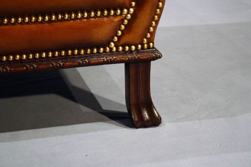 fig 9. Antique Pair of Leather Armchairs
