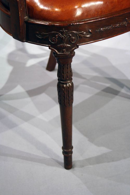 fig 6. A Fine Quality Pair of Mahogany Desk Chairs