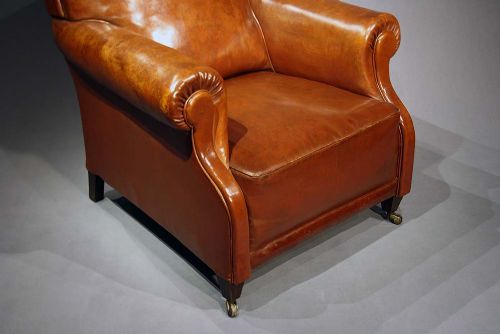 fig 3. Quality Antique Leather Armchair