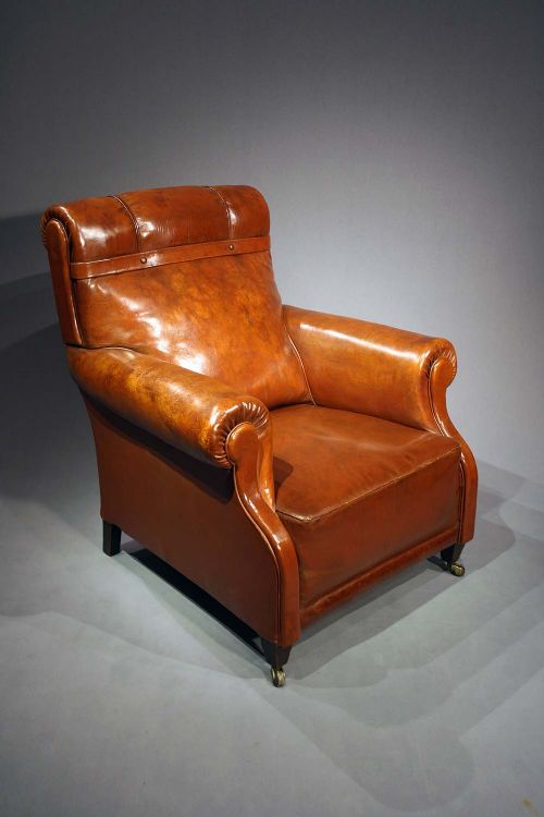 fig 5. Quality Antique Leather Armchair