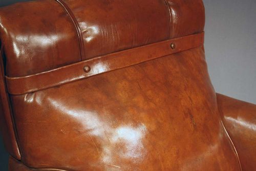 fig 6. Quality Antique Leather Armchair