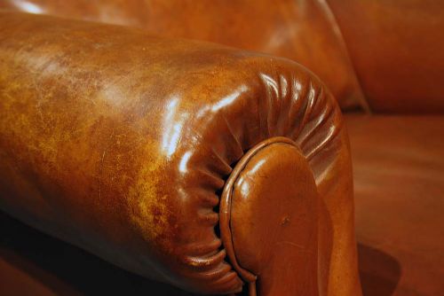 fig 8. Quality Antique Leather Armchair